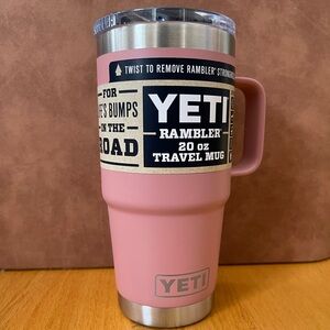- new YETI Rambler 20 oz. Travel Mug with Stronghold Lid